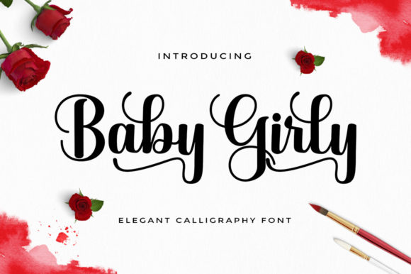 Baby Girly: A Flowing Handwritten Font for Elegant Design