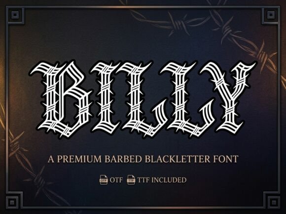 Billy: The Unapologetic Typeface That Defies Convention