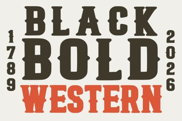 Black Bold Western