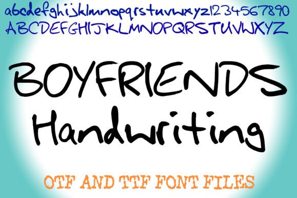 Boyfriends Handwriting