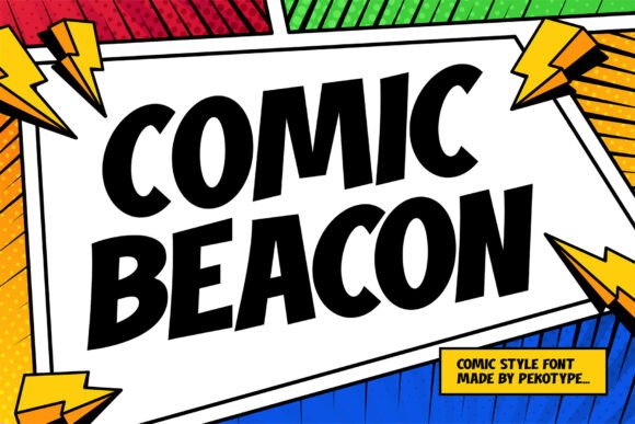 Comic Beacon: A Bold Typeface for Creative Expression