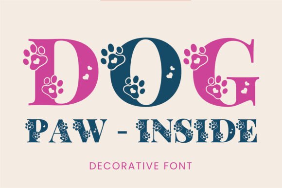Dog Paw Inside: A Playful Font for Pet Lovers