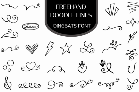 Freehand Doodle Lines: A Creative Touch for Any Project
