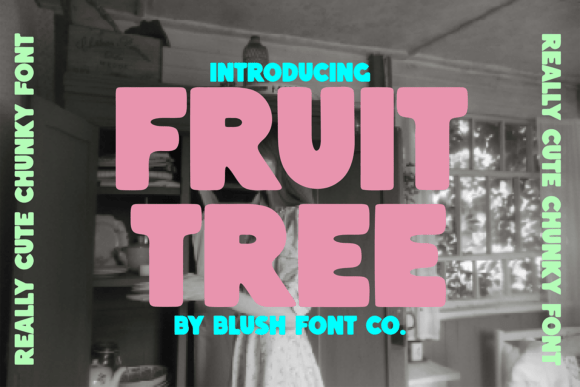 Fruit Tree: A Bold, Playful Font for Eye-Catching Designs