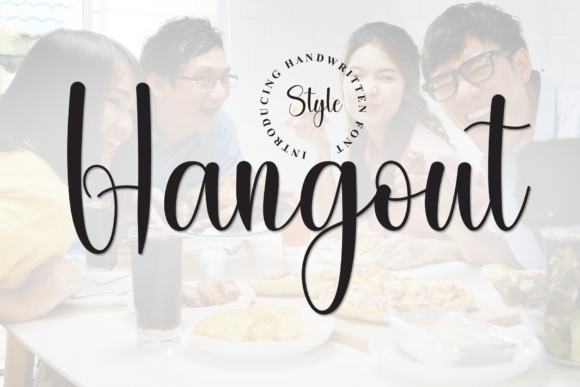Hangout: The Sweet and Friendly Handwritten Display Font