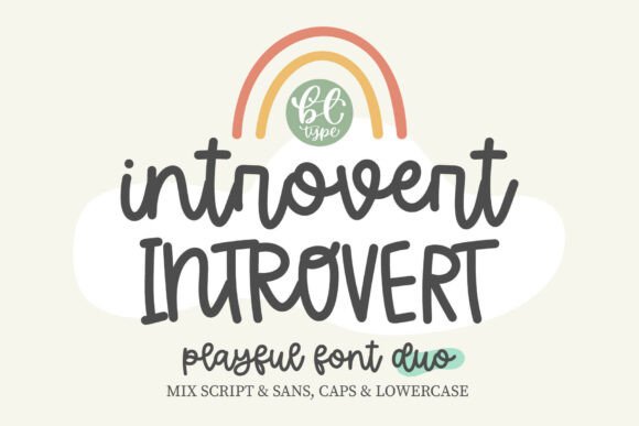 Introvert: A Cozy Font Duo for Creative Expression