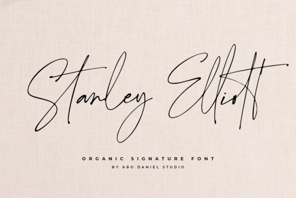 Stanley Elliott: A Signature Font for Elegant Design